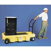 Poly-Spillcart™ Cart ATC, 66.5" L x 29" W x 46.9" H, 57 US gal. Spill Cap. SR438 | Brunswick Fyr & Safety