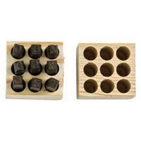 Number Steel Stamp Punch Set, # 4/6/3/2/1/8/9/7/5, 1/4" Brunswick Fyr & Safety