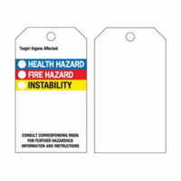 Self-Laminating Right-To-Know Tags, Polyester, 3" W x 5-3/4" H, English SX834 | Brunswick Fyr & Safety