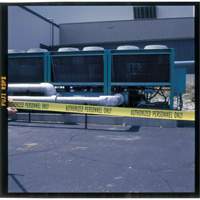Barricade Tape, English, 3" W x 200' L, 3 mils, Black on Yellow SY735 | Brunswick Fyr & Safety