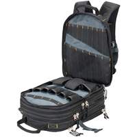 75-Pocket Tool Backpacks, 13" L x 17-1/2" W, Black, Nylon Brunswick Fyr & Safety