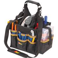 Large Electrical & Maintenance Tool Carrier, Polyester, 23 Pockets, Black Brunswick Fyr & Safety