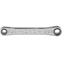 Double Box Ratcheting Wrench, 12 Point, 1/4" x 5/16", Polished Finish Brunswick Fyr & Safety