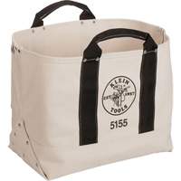 Sac &agrave; outils robuste de 17", Toile, 1 pochettes, Beige/Noir Brunswick Fyr & Safety