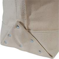 Sac &agrave; outils robuste de 17", Toile, 1 pochettes, Beige/Noir Brunswick Fyr & Safety