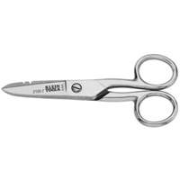 Nickel-Plated Electrician's Scissors, 5-1/4", Rings Handle Brunswick Fyr & Safety