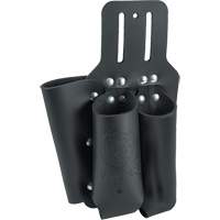 Pliers, Rule & Screwdriver Holder, Multiple Tool Holder, Leather, 3 Pockets Brunswick Fyr & Safety