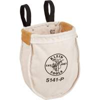 Sac &agrave; outils utilitaire avec connexion &agrave; boucle, Toile, 2 pochettes, Beige/Noir Brunswick Fyr & Safety
