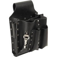 Tool Pouch, Multiple Tool Holder, Leather, 8 Pockets Brunswick Fyr & Safety