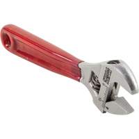 Adjustable Wrench, 4-1/2" L, 1/2" Max Width, Chrome/Polished Brunswick Fyr & Safety