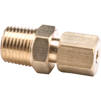 Raccords de compression - Tube &agrave; tuyau m&acirc;le, 3/16" x 1/8" Brunswick Fyr & Safety