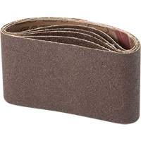 Portable Abrasive Belt, 3" W x 21" L, Aluminum Oxide, 100 Grit Brunswick Fyr & Safety