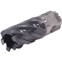 Fraise annulaire &agrave; tige universelle Icecut, Diam&egrave;tre de 7/16", Acier rapide, Profondeur de la coupe de 1", Tige 3/4" Brunswick Fyr & Safety