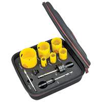 Plumber's Deep Cut Hole Saw Kit, 10 Pieces Brunswick Fyr & Safety