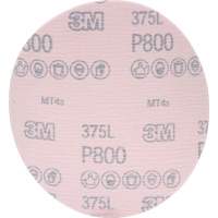 Disque &agrave; pellicule Hookit 375L, dia 6", Grain P800, Oxyde d'aluminium Brunswick Fyr & Safety