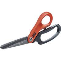 Heavy-Duty Titanium Coated Tradesman Shears, 10", Rings Handle Brunswick Fyr & Safety