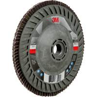 Disque &agrave; lamelles &agrave; changement rapide 769F, 5" x 5/8"-11, Type 27, Grain 120+, C&eacute;ramique Brunswick Fyr & Safety