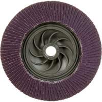 Disque &agrave; lamelles &agrave; changement rapide 769F, 5" x 5/8"-11, Type 29, Grain 120+, C&eacute;ramique Brunswick Fyr & Safety