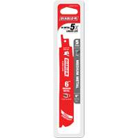 Medium Metal Reciprocating Saw Blade, Bi-Metal, 14-18 TPI, 6" L x 1" W Brunswick Fyr & Safety