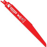 Reciprocating Blade for Thick Metal/Demolition, Bi-Metal, 8-10 TPI, 9" L Brunswick Fyr & Safety