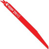 Reciprocating Blade for Thick Metal/Demolition, Bi-Metal, 8-10 TPI, 12" L Brunswick Fyr & Safety