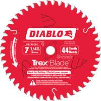 Trex&reg; Blade Cutting Saw Blade, 7-1/4", 44 Teeth, Plastic/Composite Decking Use Brunswick Fyr & Safety