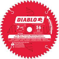 Aluminum Cutting Saw Blade, 7-1/4", 56 Teeth, Non-Ferrous Use Brunswick Fyr & Safety