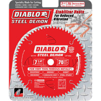 Steel Demon Cutting Saw Blade, 7-1/4", 70 Teeth, Metal Use Brunswick Fyr & Safety