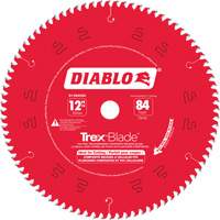 Trex&reg; Blade Cutting Saw Blade, 12", 84 Teeth, Plastic/Composite Decking Use Brunswick Fyr & Safety