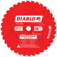 Steel Demon Cermet II Saw Blade, 7-1/4", 36 Teeth, Metal Use Brunswick Fyr & Safety