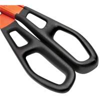 Cisaille d'&eacute;tain en aluminium dentel&eacute; de 13" avec poign&eacute;e tremp&eacute;e, Longueur de coupe de 3", Coupe Droit Brunswick Fyr & Safety