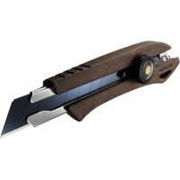 Ratchet Lock Knife, 18 mm, Wood Handle Brunswick Fyr & Safety