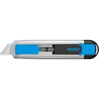 Secunorm 525 Retractable Safety Knife with Blunt Tip Blade, 18 mm, Aluminum Handle Brunswick Fyr & Safety