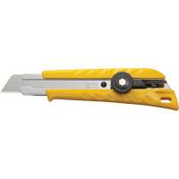 Ratchet Lock Utility Knife with Solid Blade, 18 mm, Stainless Steel Blade Brunswick Fyr & Safety