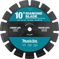 Lame diamant&eacute;e, segment&eacute;e, double usage Brunswick Fyr & Safety
