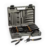 12-Piece Fixed Tip Convertible Snap Ring Plier Set Brunswick Fyr & Safety
