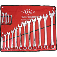 ICW-16 Professional Raised Panel Wrench Set, Combination, 16 Pieces, Imperial Brunswick Fyr & Safety