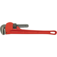 Pipe Wrench, 2-1/2" Jaw Capacity, 18" Long, Powder Coated Finish, None Handle Brunswick Fyr & Safety