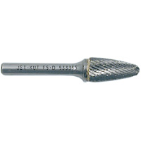 F1-D JET-KUT&reg; Tree Shape Burr with Radius End, 1/4" Dia., 5/8" Depth of Cut Brunswick Fyr & Safety