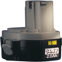 Pod-Style Battery, Ni-MH, 14.4 V, 2.6 A Brunswick Fyr & Safety