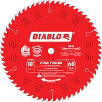 Contractor Saw Blades - Fine Finishing Saw Blades, 10", 60 Teeth, Wood Use Brunswick Fyr & Safety
