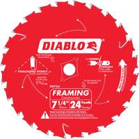 Framing Saw Blade, 7-1/4", 24 Teeth, Wood Use Brunswick Fyr & Safety