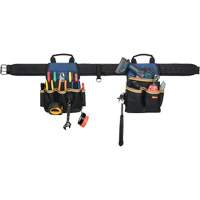 20 Pocket Tool Belt Combo, Polyester, Black Brunswick Fyr & Safety