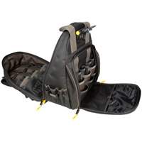 Techgear 53-Pocket Tool Backpack, 16" L x 13-1/4" W, Black, Polyester Brunswick Fyr & Safety