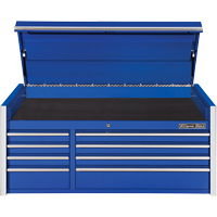 Extreme Tools<sup>®</sup> RX Series Top Tool Chest, 54-5/8" W, 8 Drawers, Blue TEQ499 | Brunswick Fyr & Safety