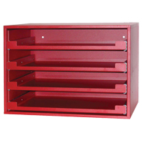 R&acirc;telier avec compartiments, 15" P x 21" la x 15" h, Rouge Brunswick Fyr & Safety