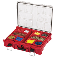 Organisateur Packout, 20" x 15" x 5", Noir/Rouge Brunswick Fyr & Safety