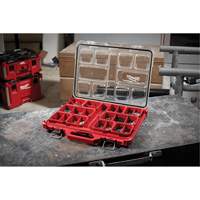 Organisateur profil&eacute; Packout, 19-3/4" x 16-2/5" x 2-1/2", Noir/Rouge Brunswick Fyr & Safety