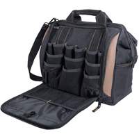 Multi-Compartment Tool Carrier, Polyester, 33 Pockets, Black Brunswick Fyr & Safety