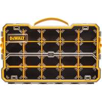 Organisateur avec compartiments PRO, 11" la x 17-5/8" p x 2-7/8" h, Noir/Jaune Brunswick Fyr & Safety
